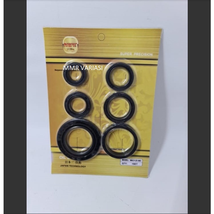 OIL SEAL KOMPLIT YAMAHA MIO M3 NGY GOLD / OIL SEAL KOMPLIT / SEAL KOMPLIT / YAMAHA / NGY GOLD / MIO 