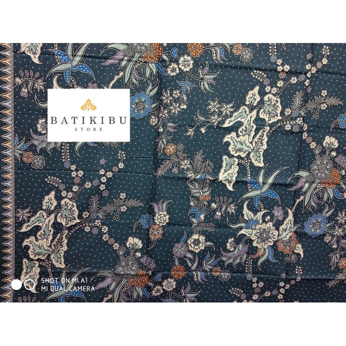 Kain Batik Pekalongan Mulya Tiara Motif 3463 Biru - Biru