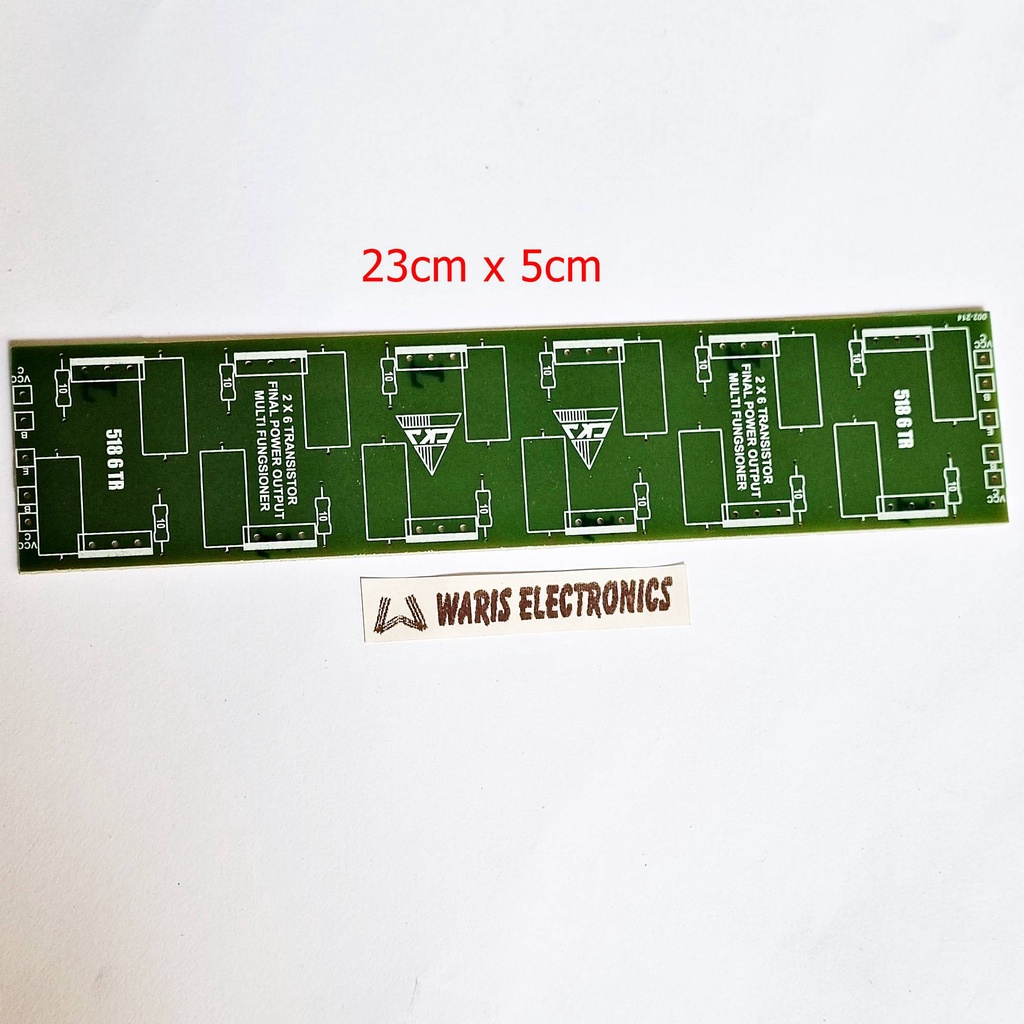 PCB TR Final Transistor 6 set 2 x 6 line 23cm CKJ 518 6 TR