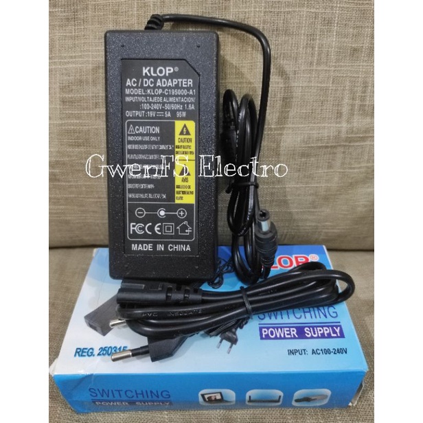 Adaptor 5A 19V KLOP