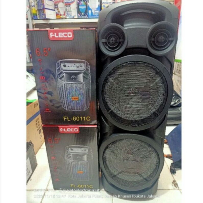 Cod Speaker Meeting Bluetooth portable wirelles Fleco F-8208 Speaker besar