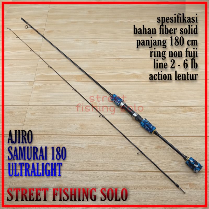 joran ultralight UL ajiro samurai 165cm COD