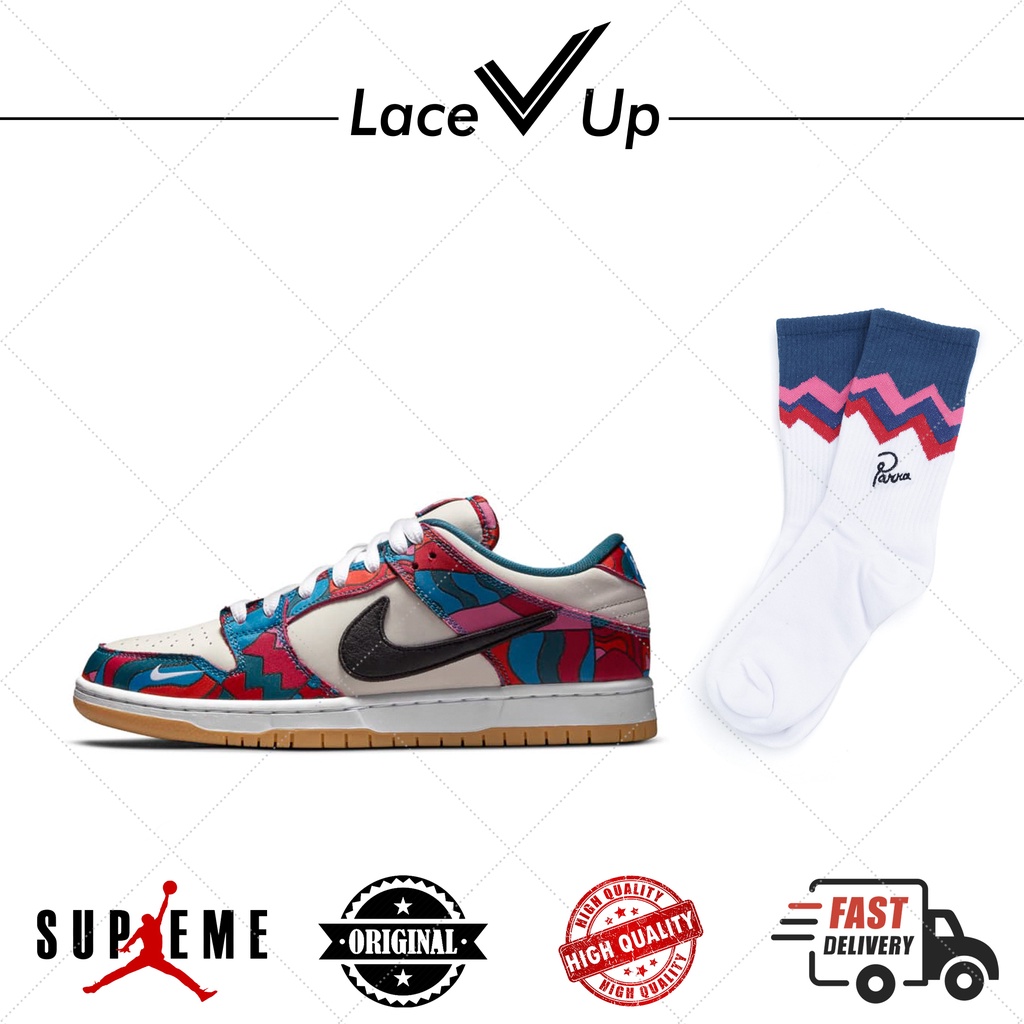 Kaos Kaki Abstract Art Parra Socks - Lace Up Socks