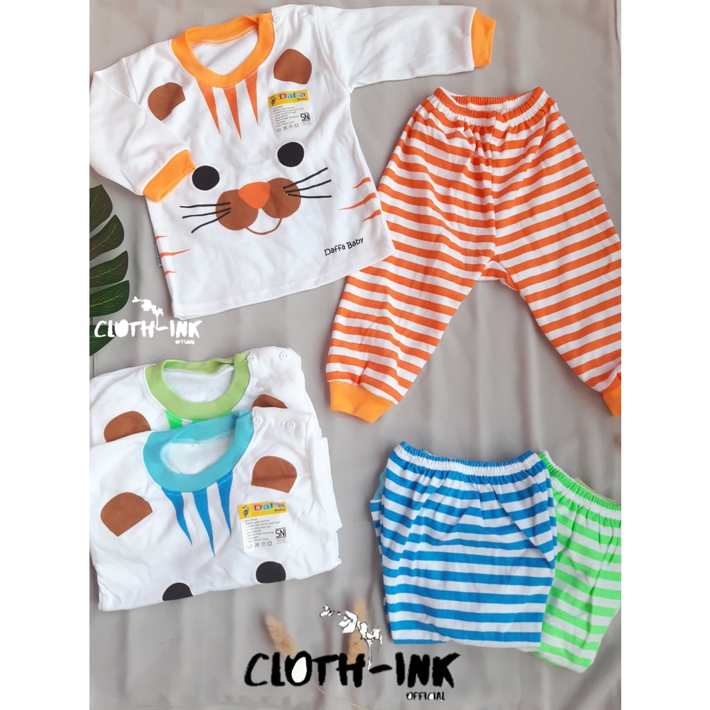 Setelan Baju Bayi / Setelan Baju Bayi Oblong Panjang /Setelan Baju Bayi Perempuan 6-12 bulan