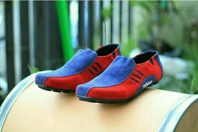 FREE KAOS KAKI  Sepatu slip on pria adidas casual slop formal kerja kantor kulit asli santai