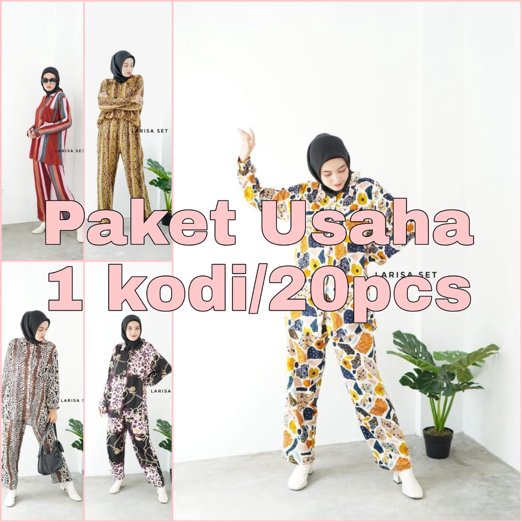 Paket Usaha Larisa One Set 1Kodi/20pcs
