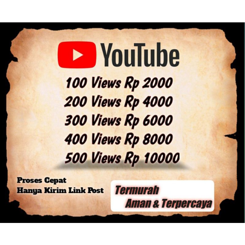 jasasosmedmurah JUAL JASA YOUTUBE VIEWS MURAH - JASA VIEWERS YOUTUBE MURAH 100%