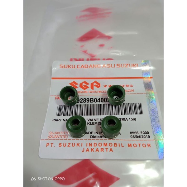 Seal klep Satria fu original