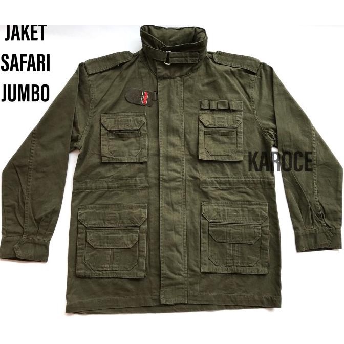 JAKET LORENG ARMY PRIA JUMBO / JAKET KANVAS ARMY PRIA BIG SIZE