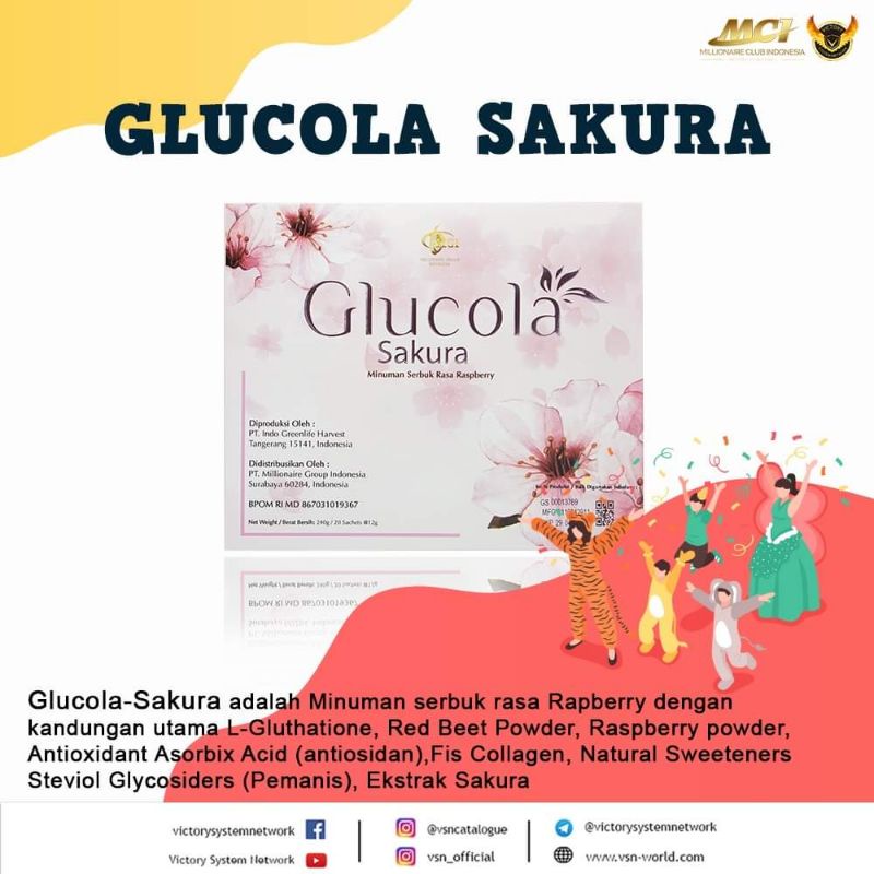 

Glucola Sakura#Minuman kesehatan dan energi#Original produk#Obat exim#Obat kista#Obat miom