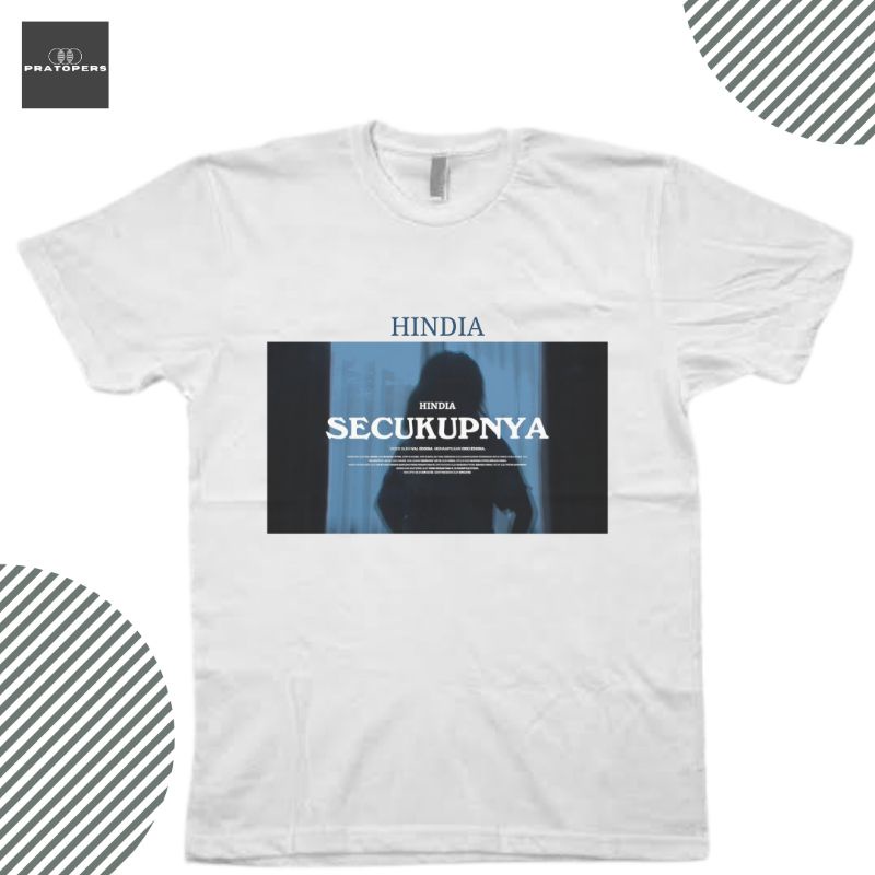 Baju Kaos Hindia | Kaos Album Hindia Secukup Nya | Baskara Putra