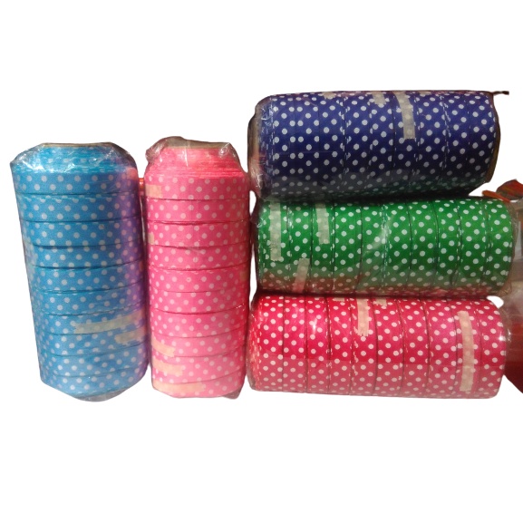 

Pita Polkadot Warna Warni 1/2inch