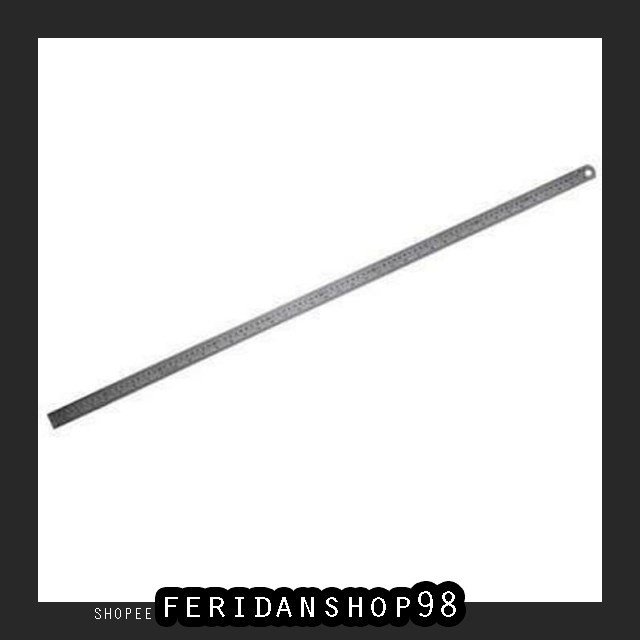 

FS243 PENGGARIS PENGGARIS BESI ATK PENGGARIS STAINLESS STEEL RULER 100CM 1M 1 METER BY FERIDANSHOP98