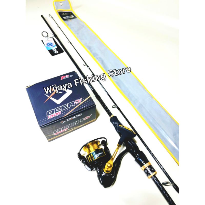 Set Joran Spinning Daido Predator 198 dan Reel Daido Ocea SW
