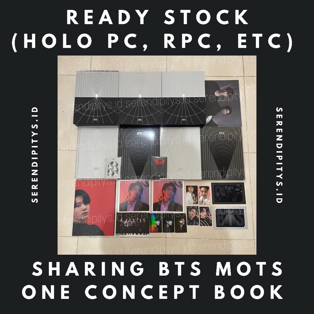 READY STOCK SHARING BTS MOTS ONE PHOTO CONCEPT BOOK MAP OF THE SOUL ONE PHOTOBOOK ROUTE CLUE SPECIAL
