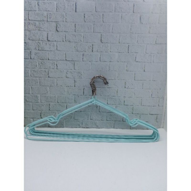 Hanger Besi Anak Lapis Karet ISI 10PCS Gantungan Baju Anak Stainless Lapis Karet Hanger Anak Stainless Lapis Karet