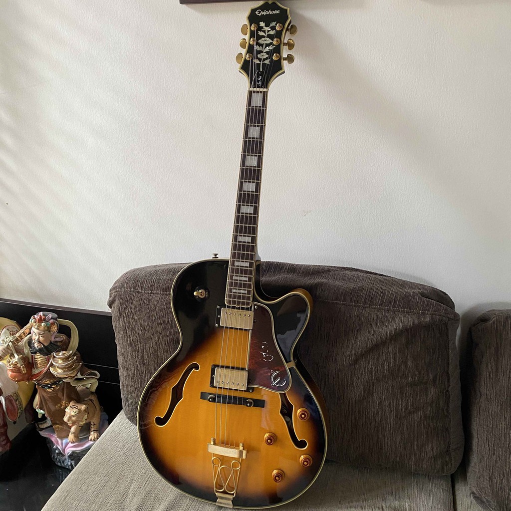 Epiphone Joe Pass Emperor II Pro Signature - Vintage Sunburst