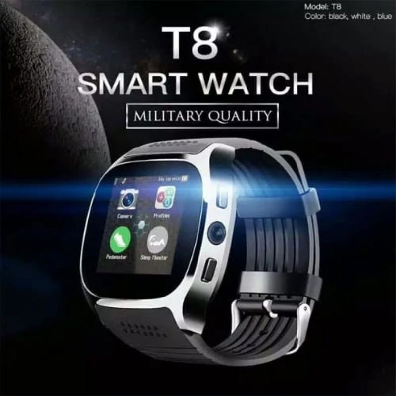 JAM TANGAN_T8_SMART_WATCH_PRIA PINTAR WANITA PINTAR JAM TANGAN_SMART_I_WATCH T8 BISA COD