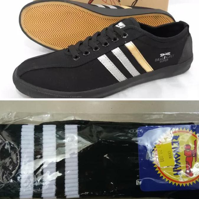 Sepatu Badminton Capung Dragonfly Plus Kaos Kaki Renovan O78 Terbaru