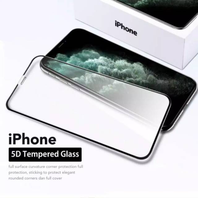 Tempered glass full cover 9D IPHONE X, XR, XS, XS MAX, curved glass / tg full layar