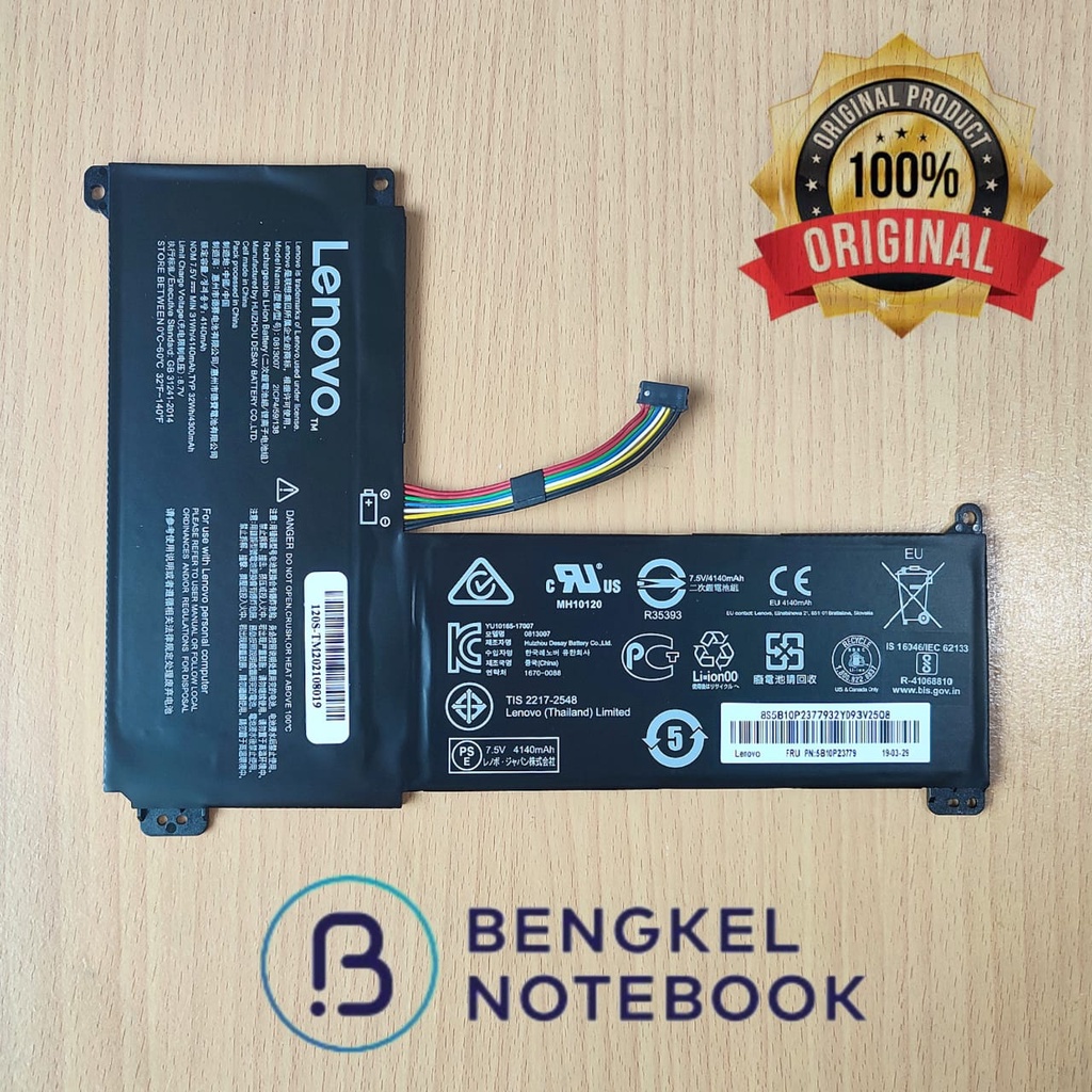 BATERAI LENOVO 120S-14 120S-14IAP 0813007 5B10P23779 ORIGINAL