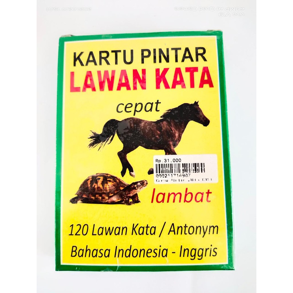 Kartu Pintar Lawan Kata / Antonym