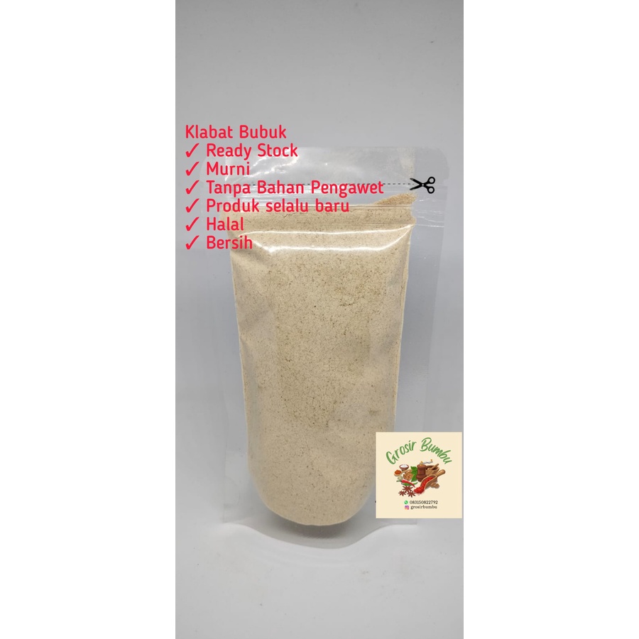 

Biji Kelabat Bubuk / Fenugreek Powder / Hulbah Bubuk 100gr-25gr