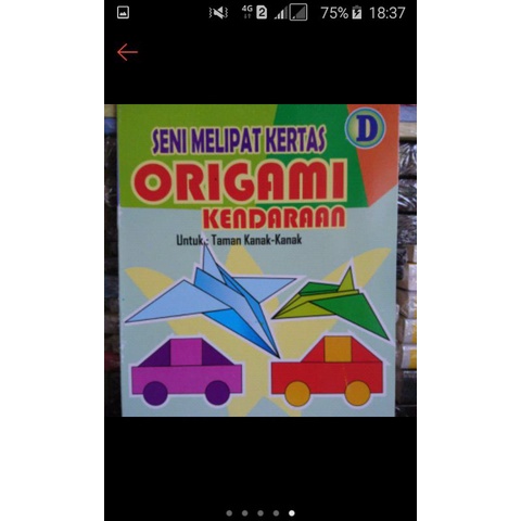 

seni melipat kertas origami untuk anak-anak D