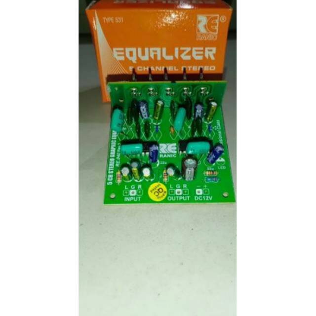 Equalizer stereo 5 Channel