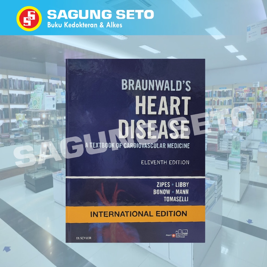 Jual BRAUNWALD HEART DISEASE A TEXTBOOK OF CARDIOVASCULAR MEDICINE 11ED ...