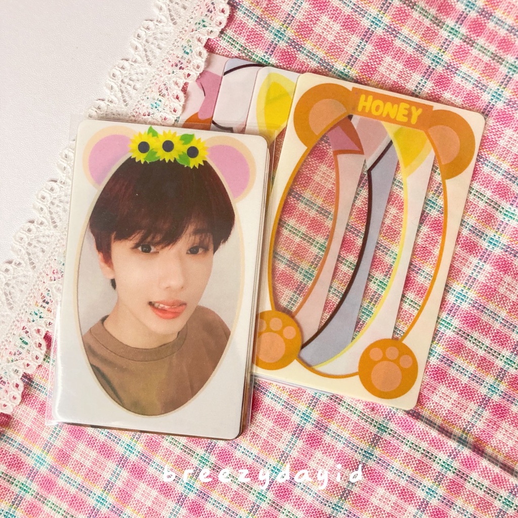 Photocard PC Bingkai Frame Decorasi Deco 5pcs/pack Desain Animal Binatang KPop