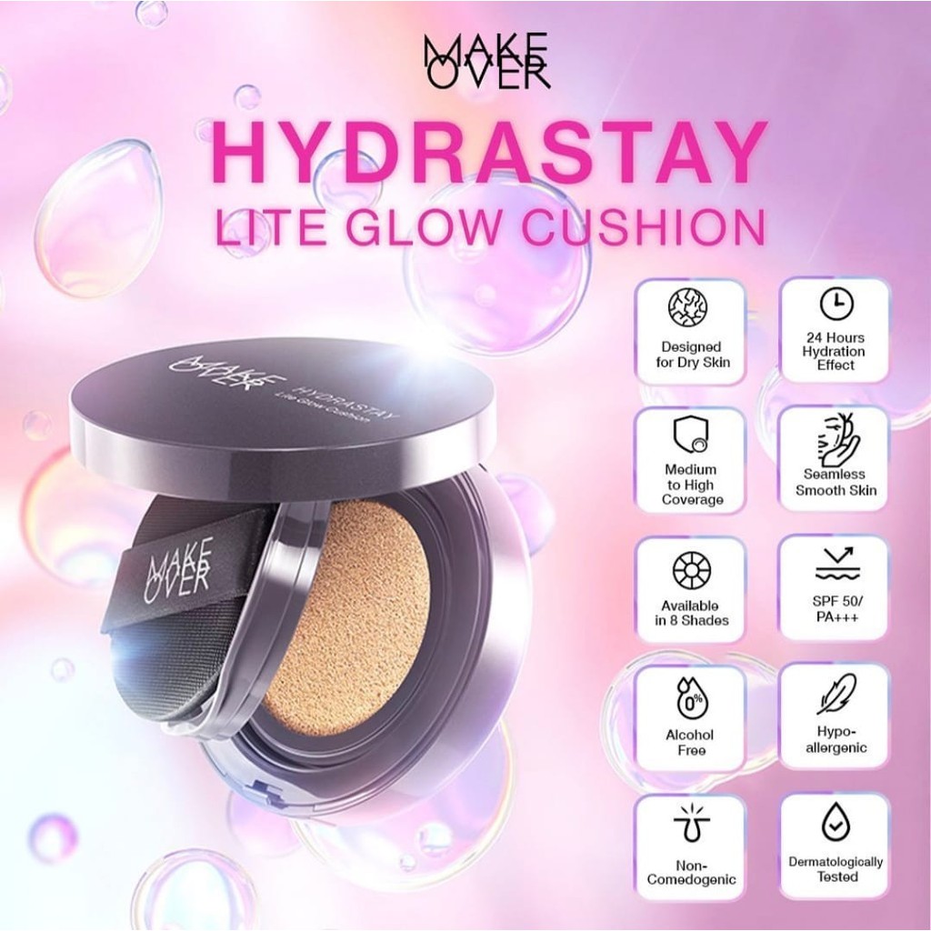 MAKE OVER Hydrastay Lite Glow Cushion