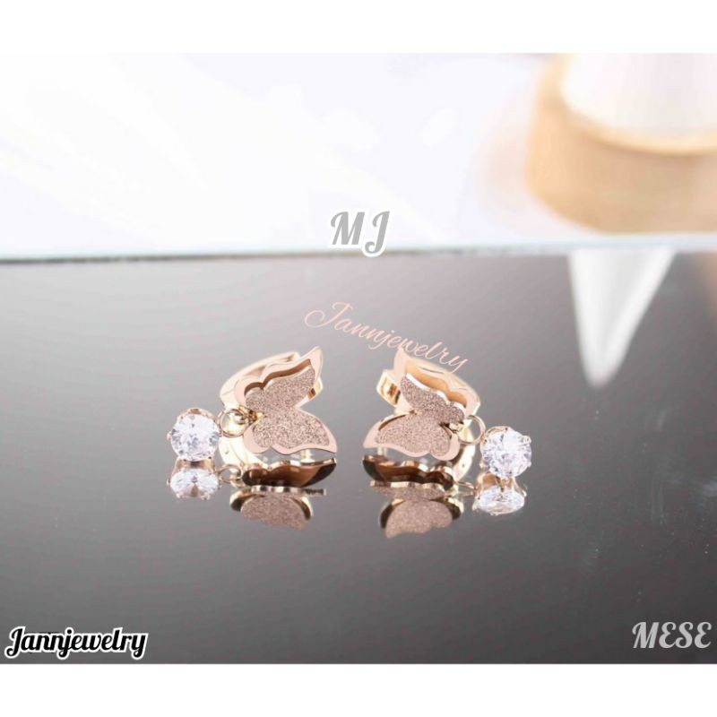 Anting titanium asli anti karat selamanya