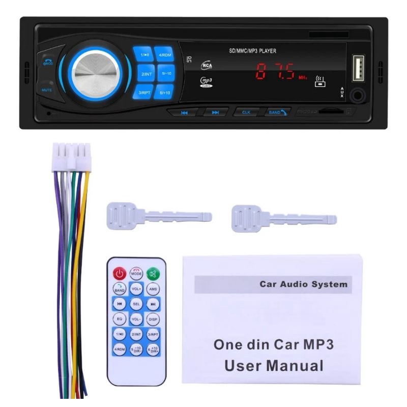 Tape Audio Mobil MP3 Player Bluetooth Wireless Receiver 12V