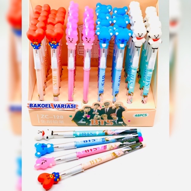

Pensil Susun BTS 4 motif / BT21