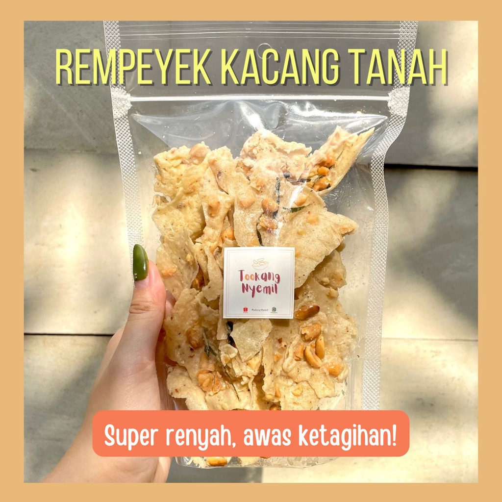 

Rempeyek / Peyek Kacang Tanah (Small)