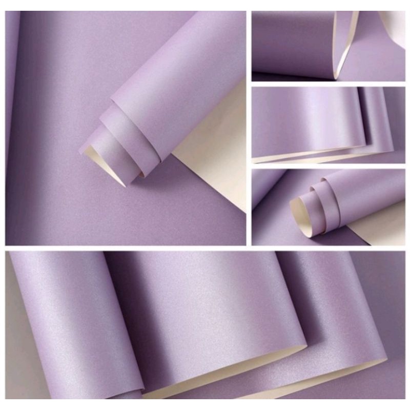 Wallpaper Stiker Dinding / wallpaper premium / Wallpaper polos / Mewah dan murah