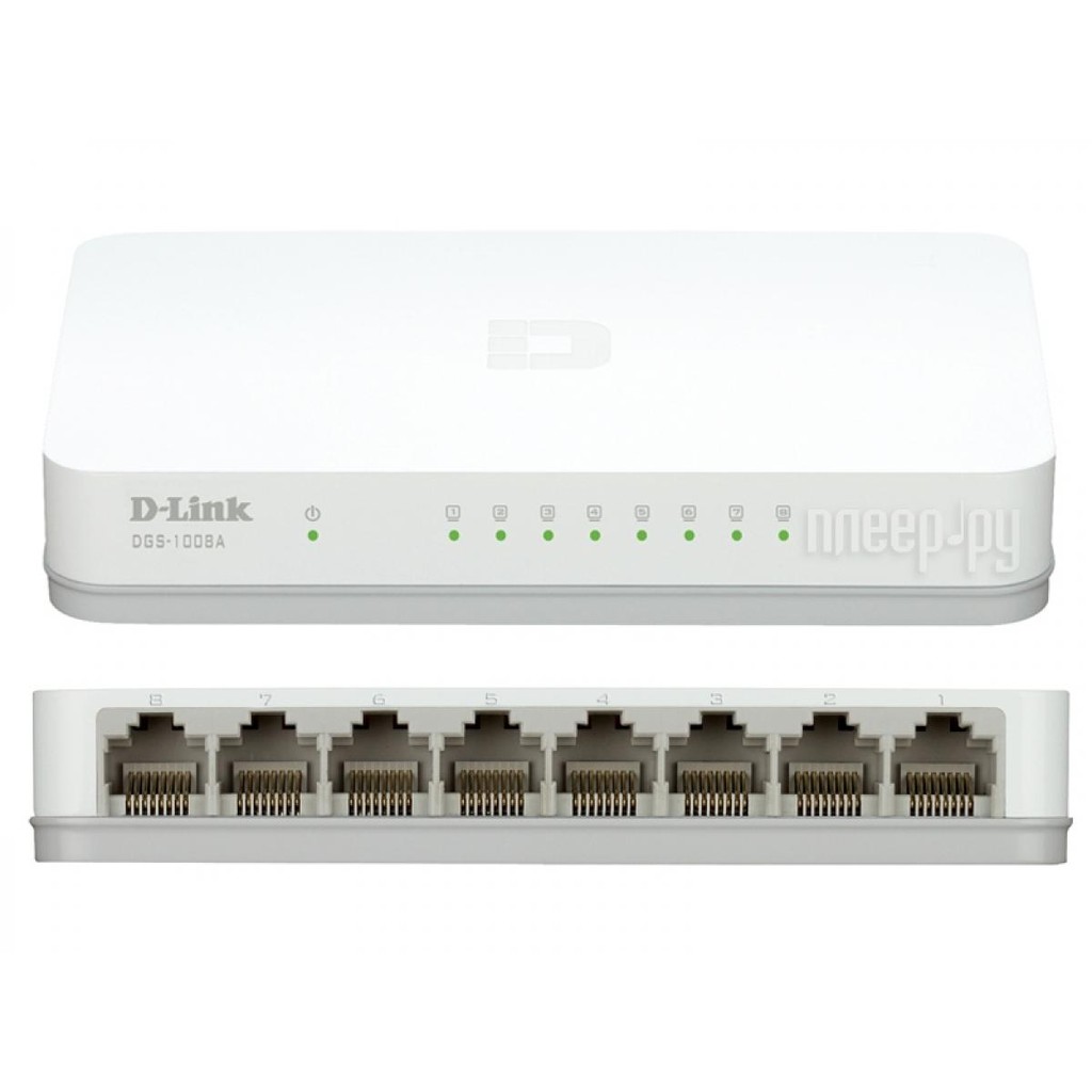 SWITCH 8 PORTS D-LINK DES-1008C 10/100 Mbps DLINK D LINK DES1008C