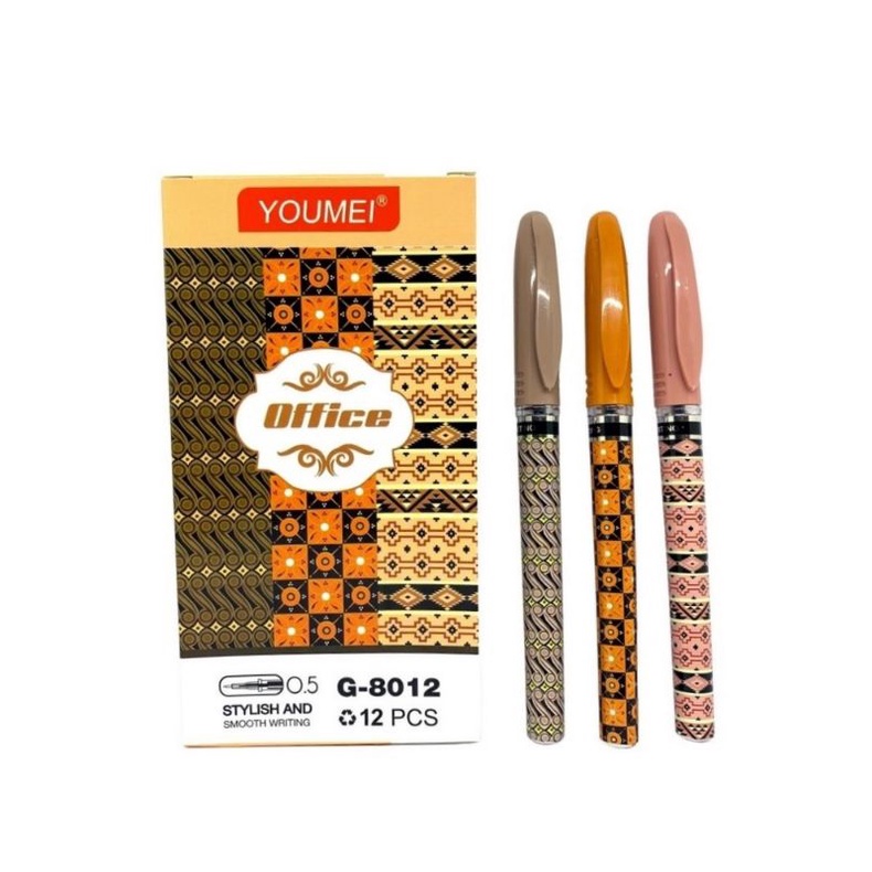 

pulpen kantor batik pena guru cantik harga murah youmei