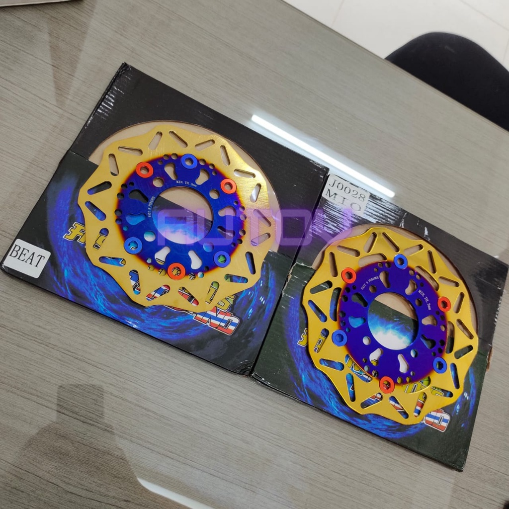 piringan cakram depan gerigi mio beat scoopy vario twotone