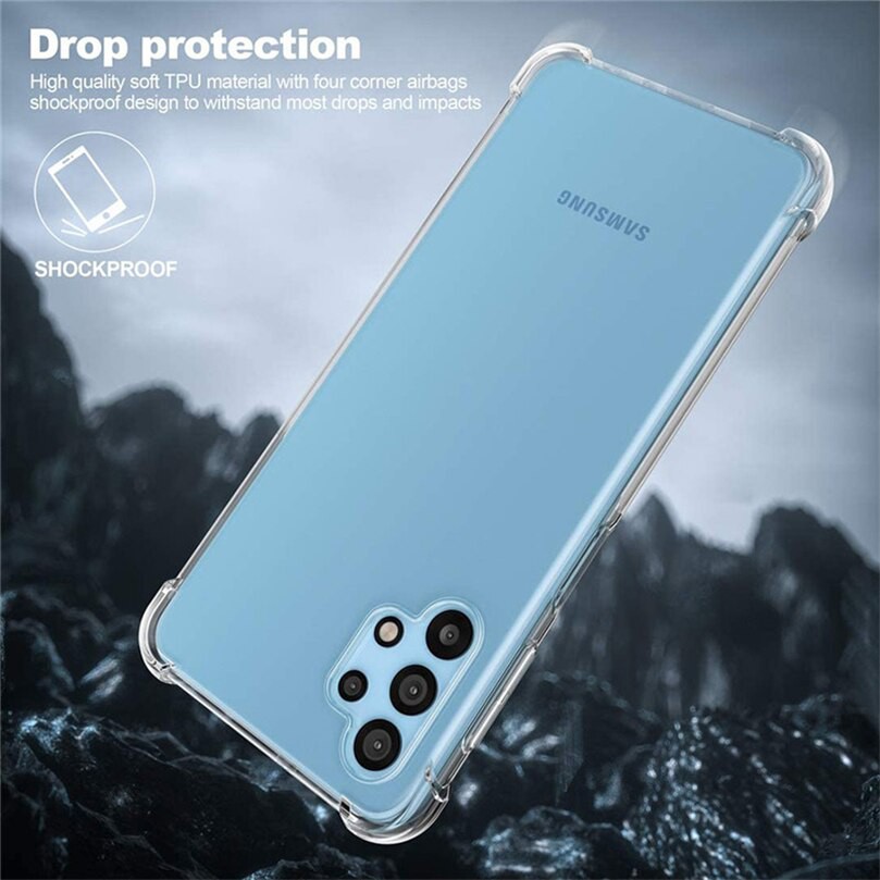 Case Samsung A32 4G ( 6.4 INCH ) 2021 Ultra Slim Clear Premium Soft Case Casing