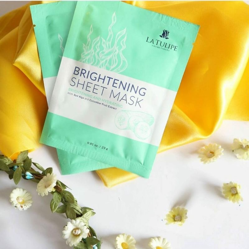 LA TULIPE SHEET MASK - HYDRATING &amp; BRIGHTENING