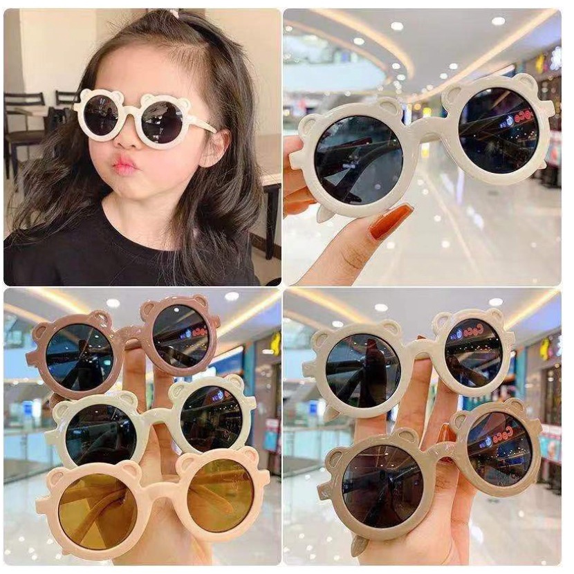 BAJ Kacamata Anak Bayi New Trend / Fashion Anak Terbaru Telinga Beruang High Quality Import KC008 (KC BEAR)