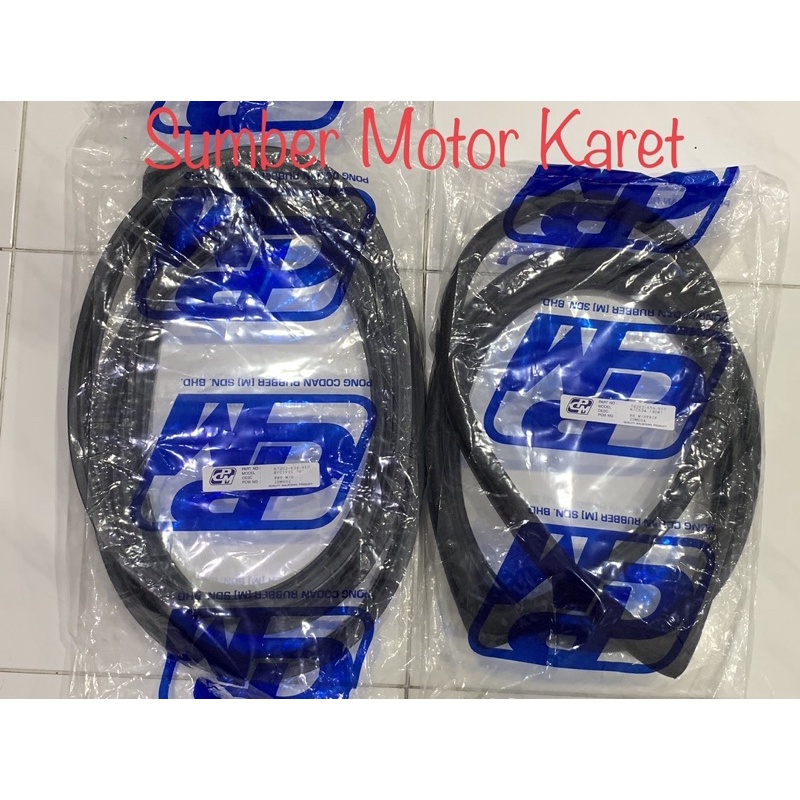 Karet Kaca Depan Belakang Honda Civic Deluxe/Civic Beca Tahun 1975-1979