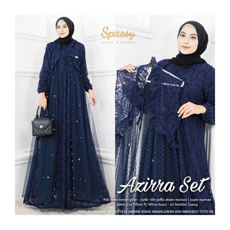 GARNSI ORI - AZZIRA SET ORI BY SPASSY GAMIS TERBARU SPASSY