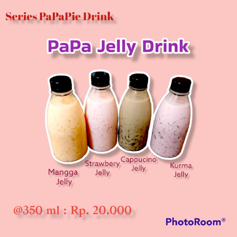 

Papa Jelly Drink (manggo,strawberry,cappucino,kurma) 350 ml