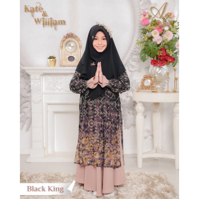 GAMIS/DRESS KIDS CANTIK MEWAH KATE BY ADEN HIJAB