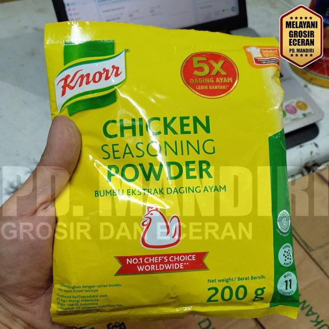 

[[COD]] KNORR CHICKEN SEASONING POWDER POUCH 200 GR KALDU AYAM MURAH Kode 352