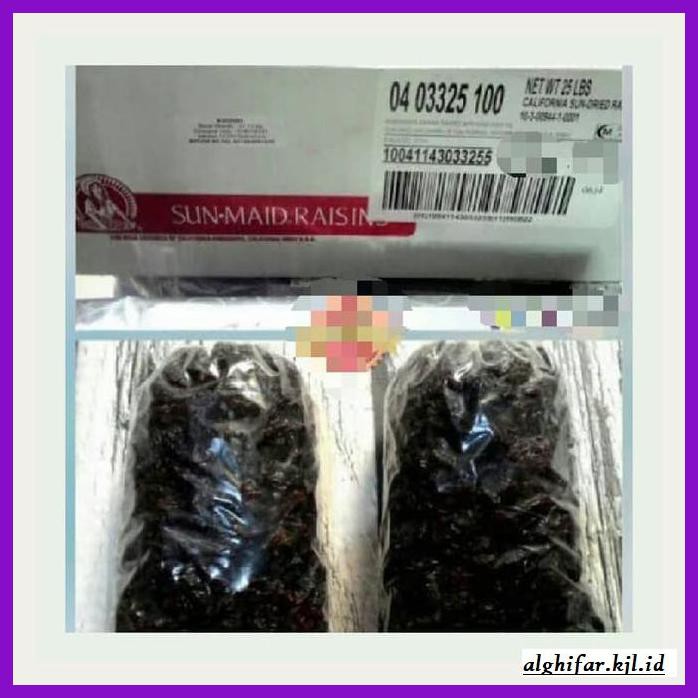 

Makanan-Kering- Kismis Merk Sun Maid, Raisins Sunmaid Repack 500Gram -Aneka.