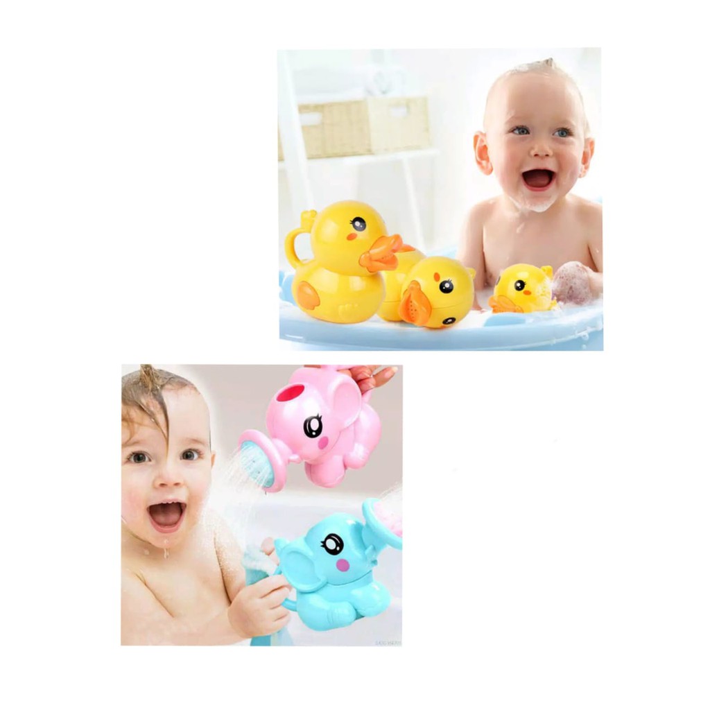 ( zwq ) MAINAN MANDI ANAK BENTUK GAJAH LUCU BABY BATH TOYS / ELEPHANT SHOWER